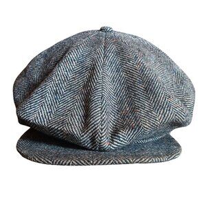 1930's Vintage J.C. Penney Waverly Caps sz 7 Men's Tweed Newsboy Cap Herringbone